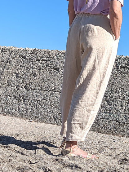 Loose summer trousers  - Hemp Horizon