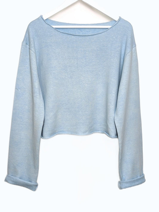 Hemp crop-top sweatshirt - Hemp Horizon